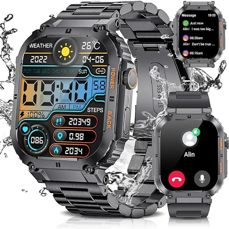 Health Wellness Bracelet - LIGE Outdoor Sports Fitness Smartwatch per