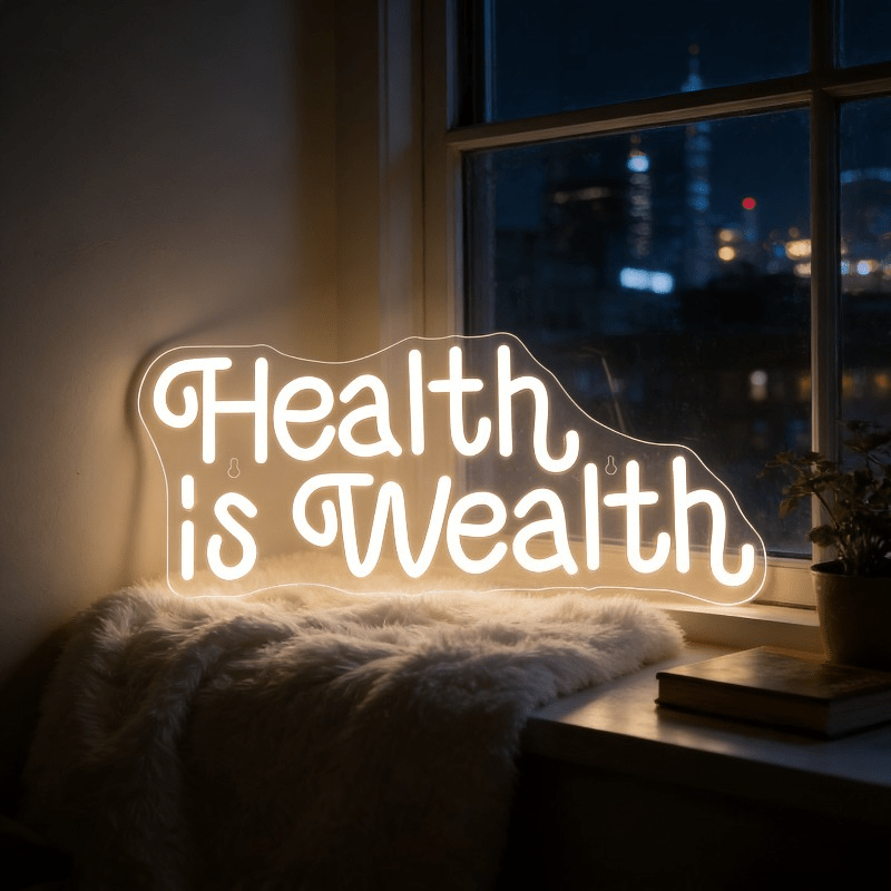 Health Wellness Lifestyle - Insegna al Neon LED 'La Salute