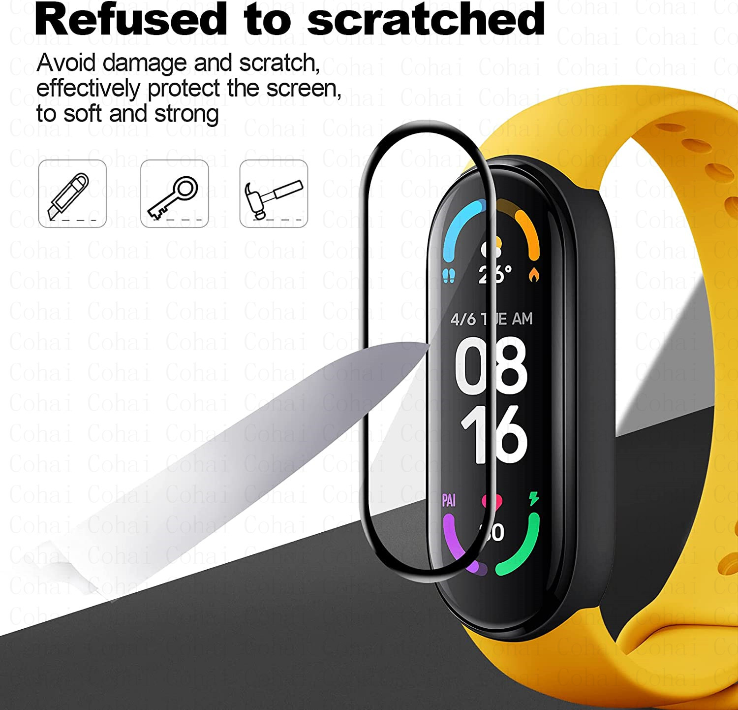 Vetro temperato 9D per Xiaomi  - Health Wellness Bracelet recensione e prezzo