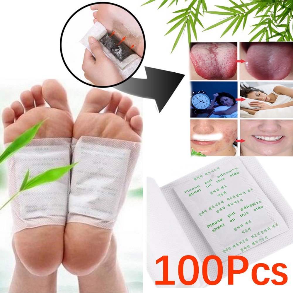 100 Pz/lotto Detox Piede Patch - Detox Foot Patch recensione e prezzo