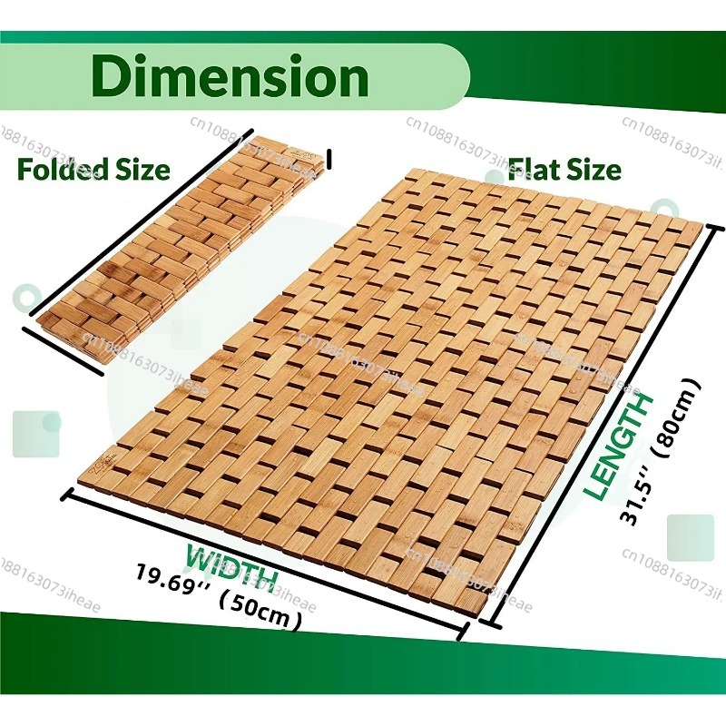 Tappetino da bagno in bambù pe - Bamboo Bath Mat recensione e prezzo
