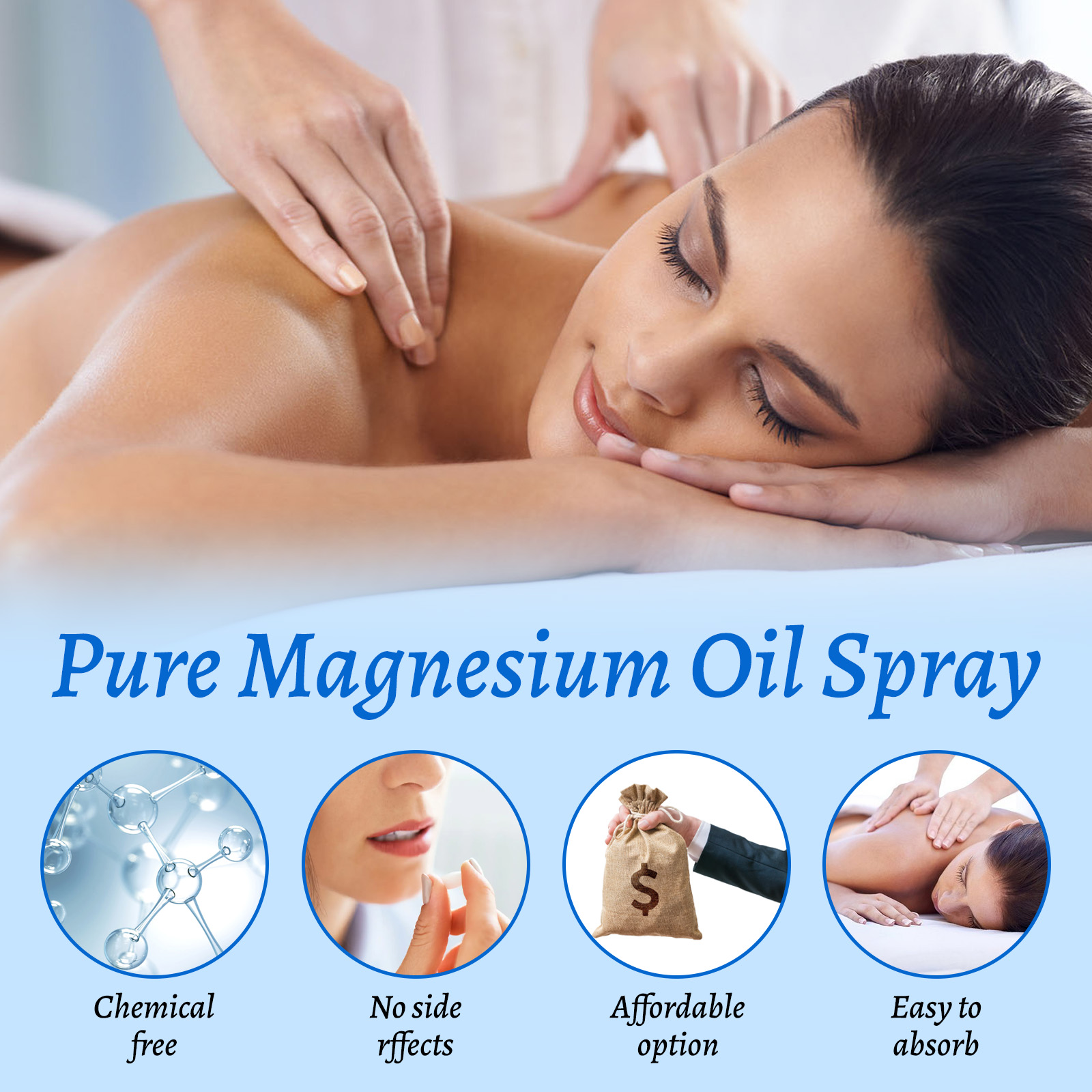 Olio di magnesio naturale 60ml - Bath Salts Magnesium recensione e prezzo